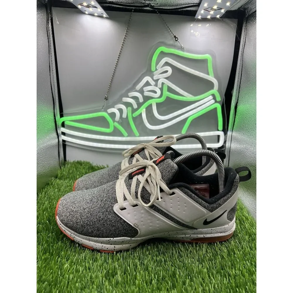 Nike Air Bella TR 924338-110 Women's Gray‎ White Orange Sneakers Size 7.5